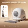 Self-Cleaning Cat Litter Box, XL 72L Self-Cleaning Litter Box with HD Camera, App Control Trash Bags, for 1-12 Kg