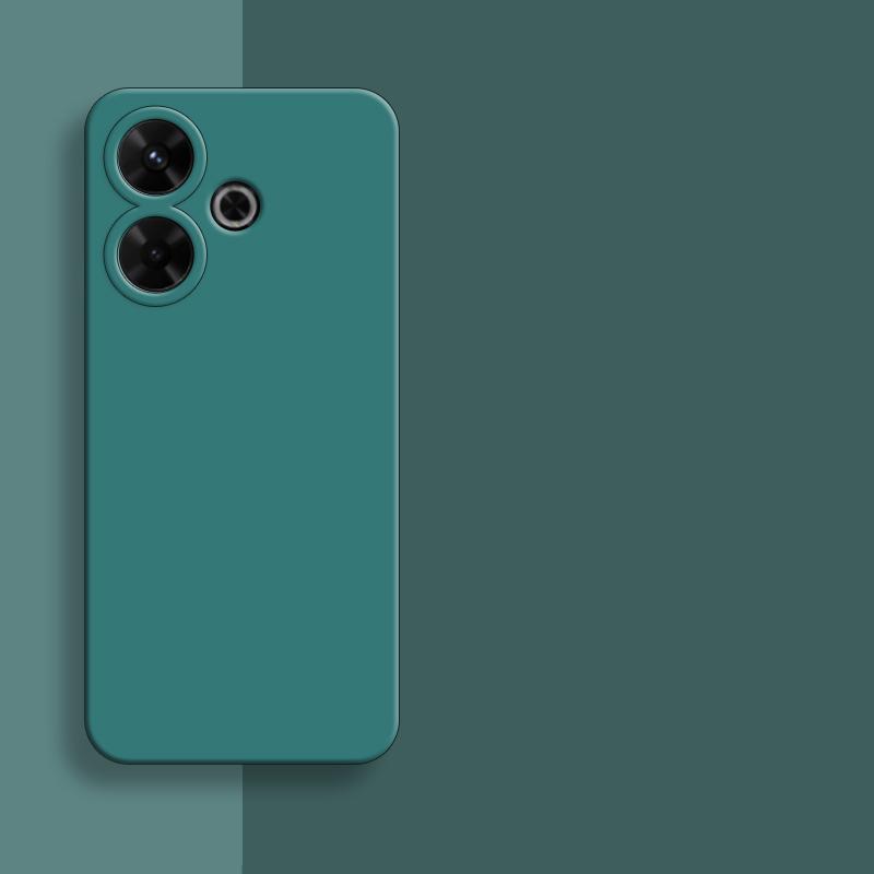 For Xiaomi POCO M6 4G Case For POCO M6 Cover 6.79 Inch Original Liquid Silicone Rubber Shockproof Bumper Case For POCO M6 4G