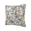 Money Cash Print Throw Pillow Case Decoration 3D Print Dollar Bill Sofa Chair Cushion Cover Polyester Cozy Pillowcase Dakimakura