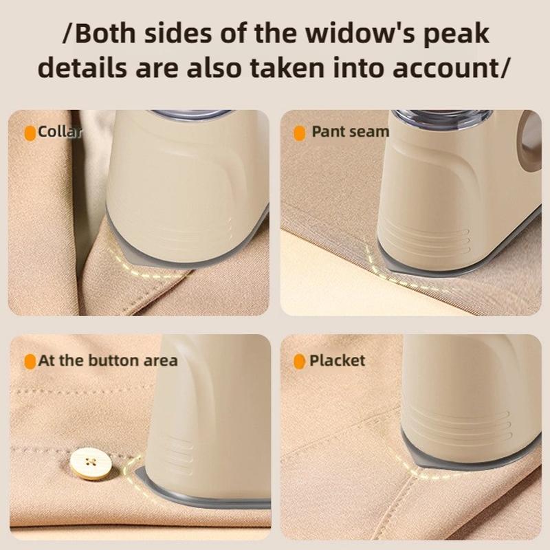 Mini Handbügeleisen zum Aufhängen, 3-stufige Temperatureinstellung, Klein, tragbar für Studentenwohnheim, Bügeln von Kleidung, Dampfbürste