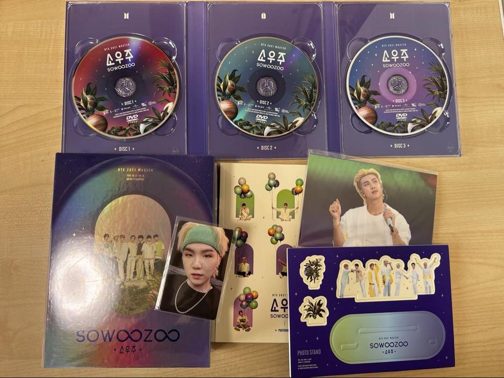 [USED] BTS 2021 MUSTER SOWOOZOO DVD with Trading Card SUGA