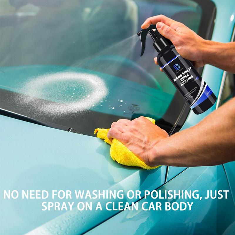 Waterless Car Wash Quick Coat Car Wax Automotive Polish Waxes Polymer Paint Sealant Detail Protection Cleaning Supplies For
