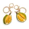Trendy Simulated Durian Fruit Keychain Eye-catching Durian Pendant Unique Fashion Accessory for Women Gift for Friend