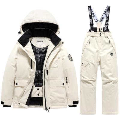 Zimowy Kombinezon Narciarski Dziecięcy Ciepły Wodoodporny Chłopcy Dziewczynki Outdoor Narciarstwo Snowboarding Zimowy Dziecięcy