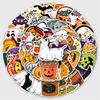 100 Halloween Cartoon Stickers - Cute DIY Decorations for Water Bottles & Phone Cases
