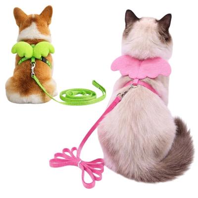 120CM Puppy Leash Collar Green Pet Harness Cute Dog Cat Leashes  For Pet Outdoor Walking