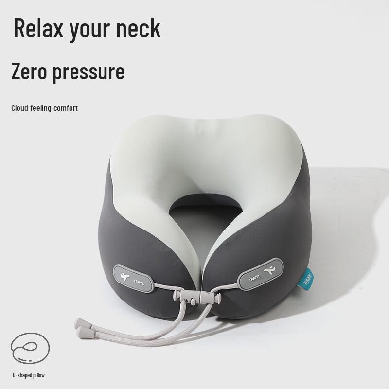 Portable Memory Foam U-Shaped Travel Pillow