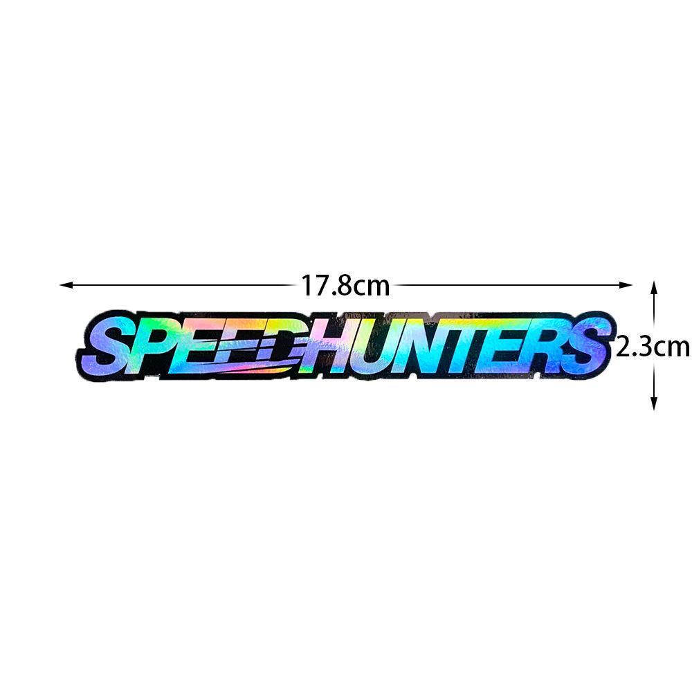 Speed Hunter JDM Reflective Stickers for Motorcycle & Car Windows