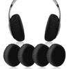4PCS Reusable Hygienic Universal Soft Washable Headphones Elastic Protective Dust Proof Earpad Covers Durable Breathable