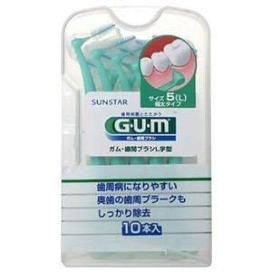 

Межзубной ершик GUM 10 шт. 6 комплектов L-образной формы (L)