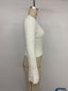 2026 Autumn/Winter Women's Knitwear: Faux Mink Velvet Sweater with 3D Floral Design