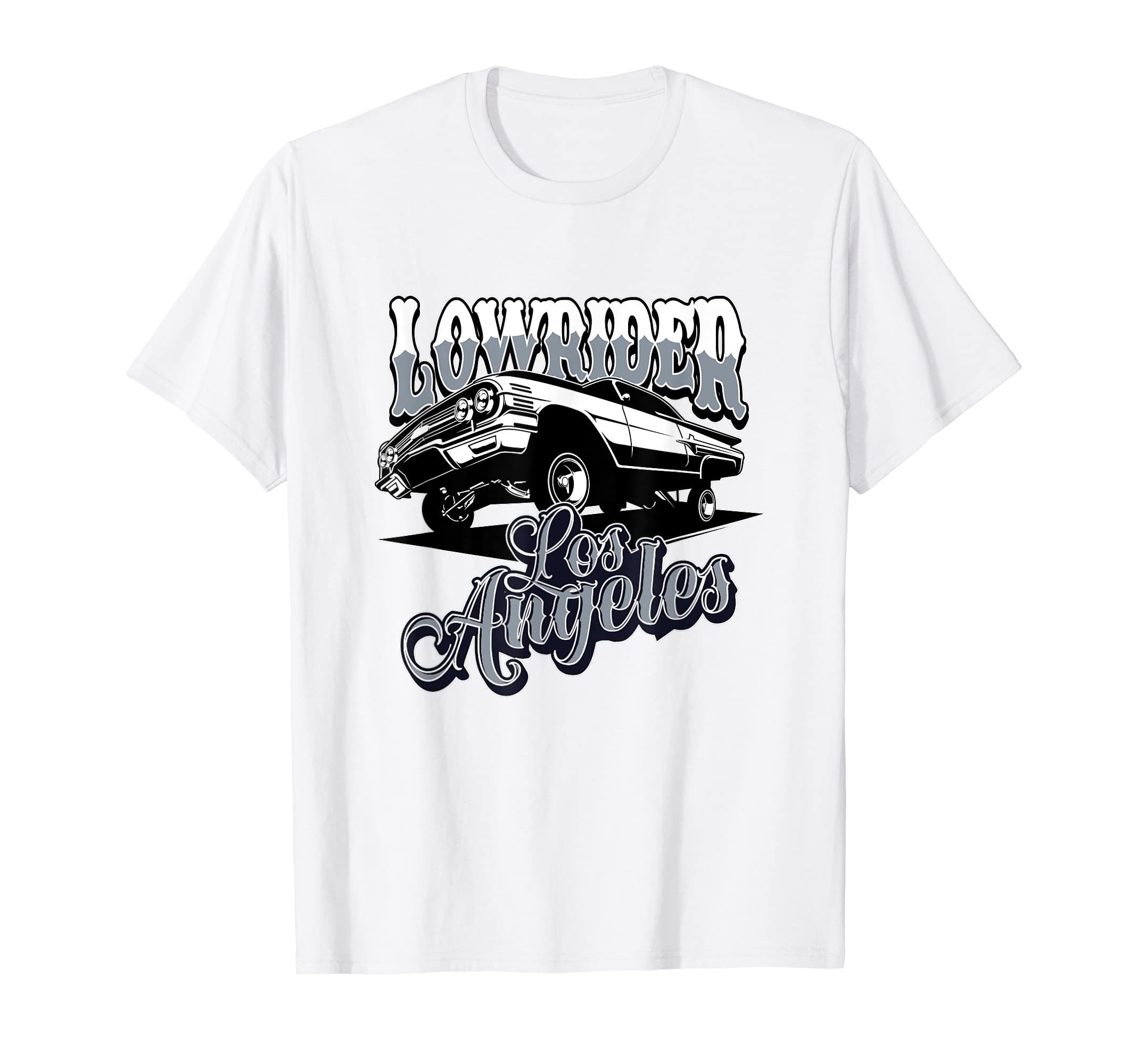 

3 Wheeling L.A. Lowrider Car, Chicano, Los Angeles Lowrider T-Shirt
