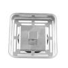 Flowing Freely Drainer Kitchen Sink Strainer Stainless Steel Square