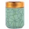 Longquan Celadon Ge Kiln Ceramic Tea Caddy
