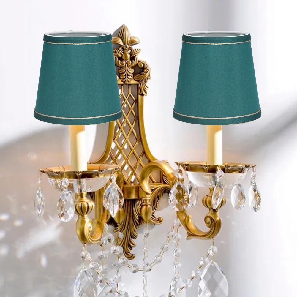 6PCS Fabric Lampshade Clip On Design Small Lamp Shades Simple Lamp Cover  Floor Lamp