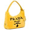Prada Re-Edition 2000 Embroidered Logo Fabric Hobo Bag Women Bags Yellow 1NE515_2DXO_F0C5K
