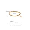 XY 968 Popular Arrivals Wrist Gold Jewelry High Quality Stainless Steel Cubic Zirconia Manual Polished Chain Bracelet Bangle