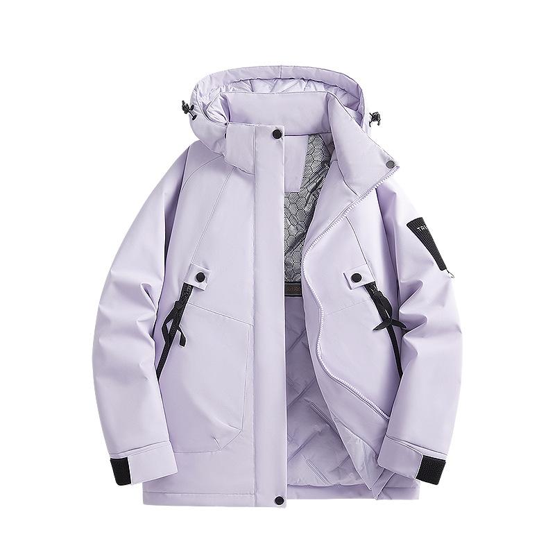 Winter Couples Models Cotton Jacket Warm Machine Quilted Cotton Jacket Graphene Heating Cotton Workers Fashion Casual Jacket