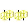 1/2Set Double DU Bearing Ultralight Bike Pedals with Reflector Mountain Bike Flat Pedals Bicycle Platform Pedal Bike Accessories