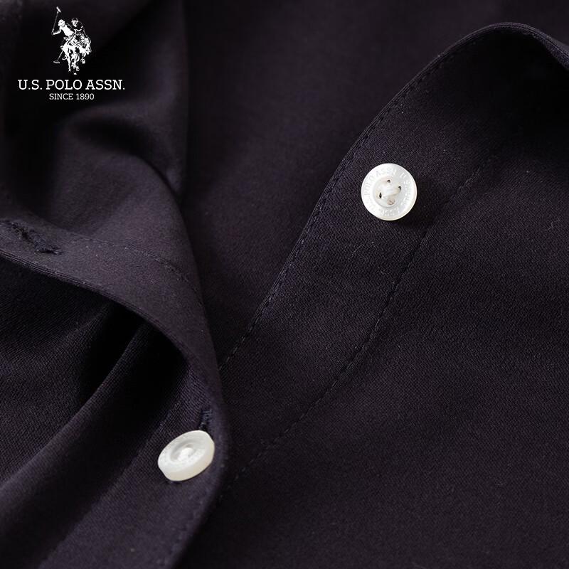 U.S. Polo Assn. Women's Polo Collar Cotton T-Shirt Dress