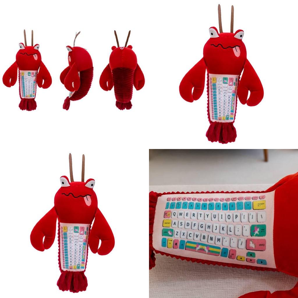 Keyboard Warrior Plüschtier Roter Hummer Stofftier Für Kinder Und Erwachsene