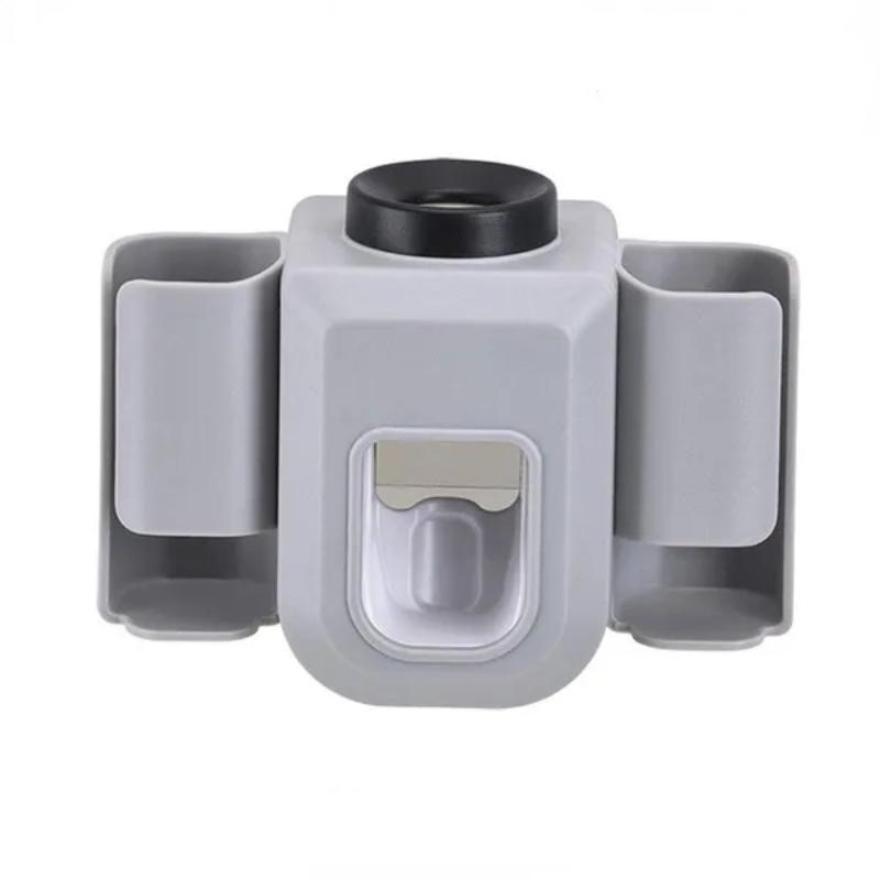Toothbrush Holder Double Hole Wall Toothbrush Organizer Toothpaste Stand Toothpaste Squeezer Bathroom Accessories Baño  Banheiro