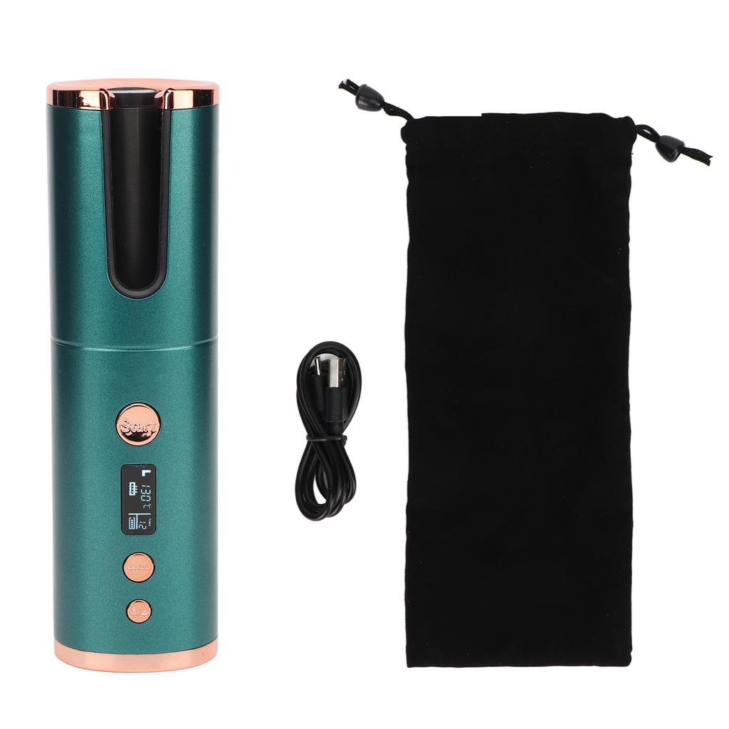 Automatic Hair Curler Adjust Temperature Prevent Hair Damage Cordless Ceramic Hair Curling Iron
