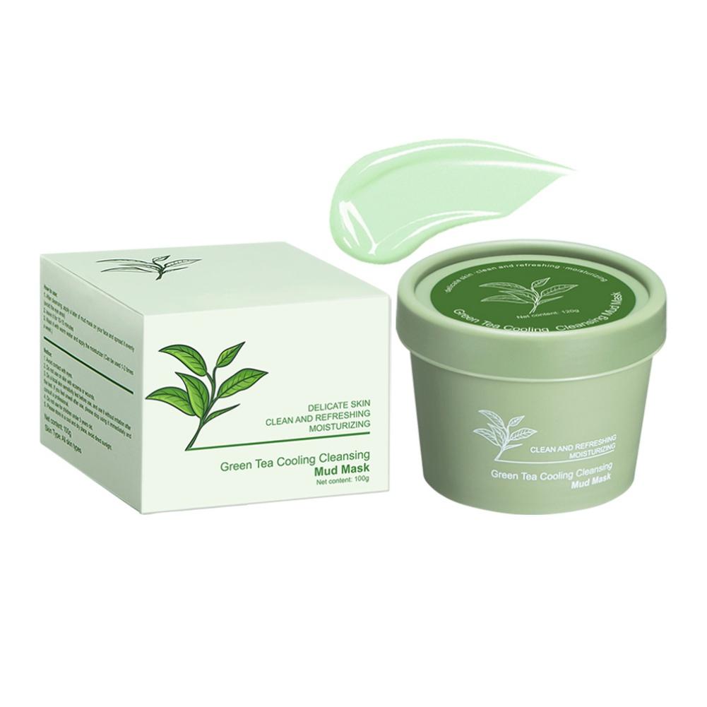 

Очищающая грязевая маска с зеленым чаем, очищающая и увлажняющая маска