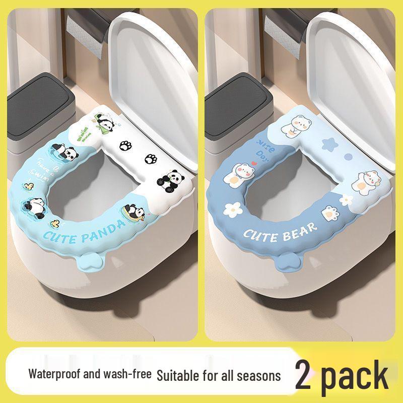 

Wash-Free Waterproof Toilet Seat Cover Cushion - Winter & All-Season Household Use, New Users 0.01 Yuan.