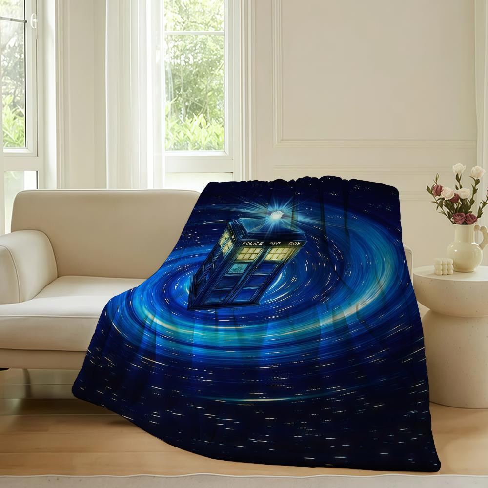 Fantasy movie D doctor w WhoS Blanket For Sofa Office Bed Plane Travel Sleep Read Relax Camping Soft And Warm