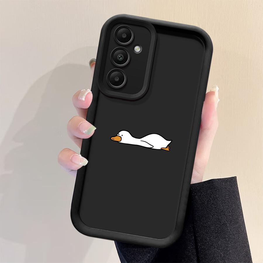 Simple And Cute Duck Phone Cover Case for Samsung Galaxy A16 A34 A12 A13 A56 A23 A51 A73 A53 A54 A15 A35 A36 A26 A32 A71 A72