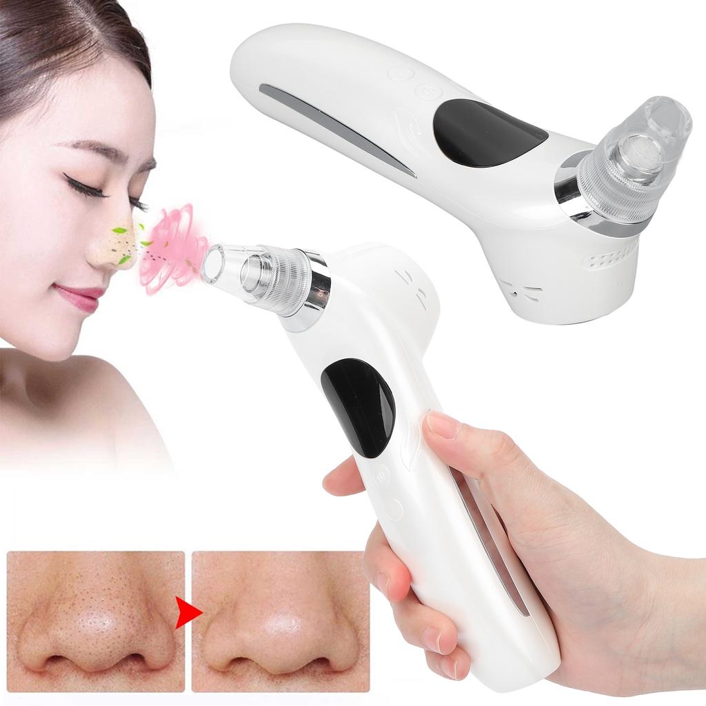 Blackhead Remover Vacuum Facial Pore Cleaner Kit Electric Acne Comedone Whitehead Extractor