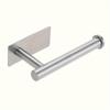 Heavy Duty Stainless Steel Toilet Paper Holder, Self-Adhesive No-Drill Wall Mount, Brushed Finish Bathroom Tissue Roll Dispenser