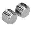 2PCS 1 4in NPT Pipe Plug Male Thread Fitting Stainless Steel Internal Hex Thread Plug Universal
