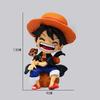 Hot sold One Piece Anime Figure Sitting Laughing Luffy Action Figures Kawaii Sanji Zoro Figurine Collection Toys Doll Gift Model
