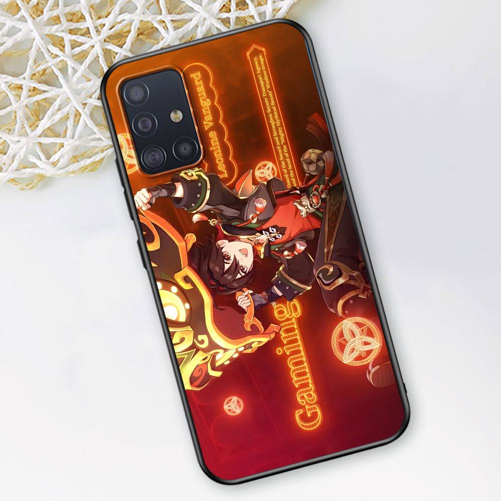Gaming Genshin Impact Case for Samsung Galaxy A53 A14 A12 A54 A24 A22 A41 A52 A21s A22 A31 A33 A51 A11 A13 A32 TPU Phone Cover