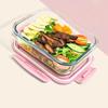 New style Lunch Box Glass 1111ml Microwave Bento Box Food Storage Box school food containers compartment
