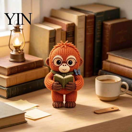 Handcrafted Yarn Art Handmade Knitted Doll for Kids, Soft Crochet Forest Animal Plush Toy, Adorable Keepsake Cute Hand Woven Stuffed Doll, Unique Gift