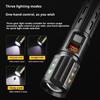 Telescopic Zoom LED Torch Multi-functional Digital Display Flashlight IPX4 Waterproof for Home Outdoor Night Fishing