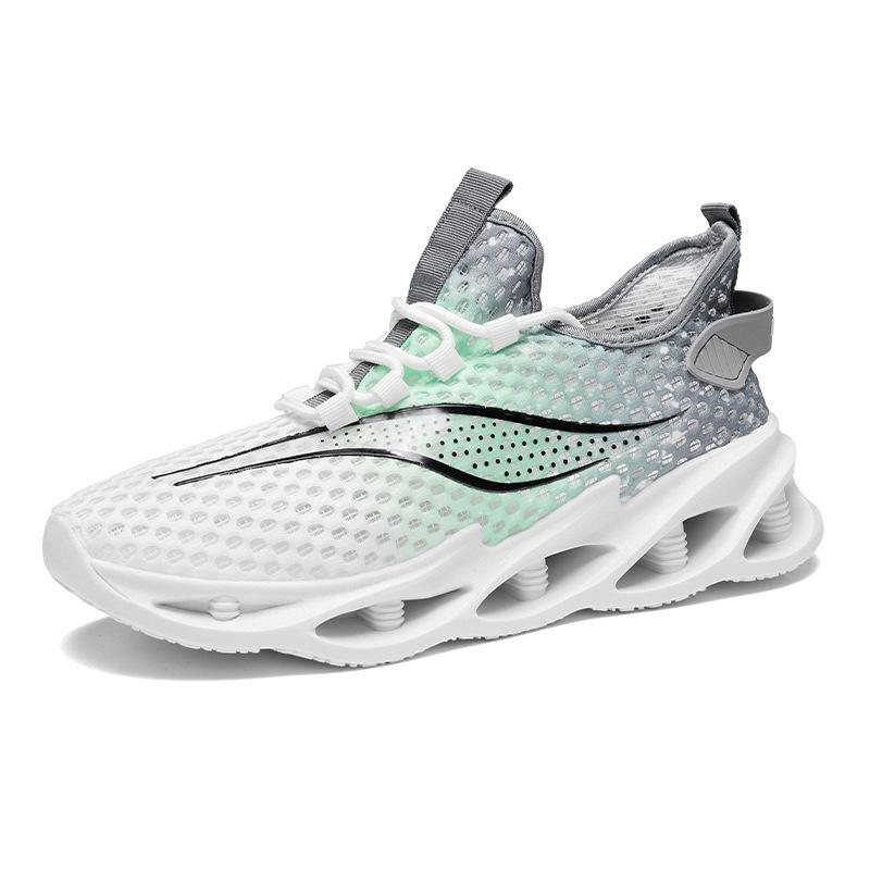 2025 summer breathable large mesh casual shoes hollow men's shoes versatile men's running shoes flying woven mesh shoes sports shoes