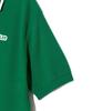 LEE Collar Contrast Short Sleeve Knit Green