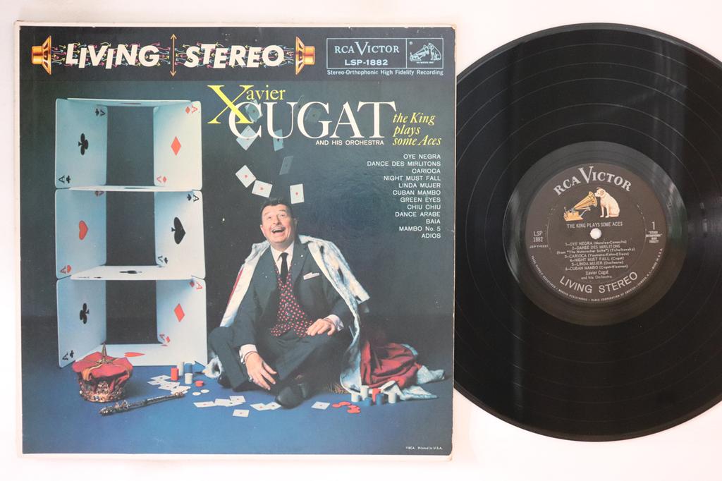 LP Record XAVIER CUGAT - King Plays Some Aces LSP1882 RCA Victor 1958 US Latin Used