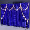 Ciucuri 3 Metri Draperie Festonată Valanță Material Catifea Fundal Scenă Festoane Pentru Cortină Fundal Nuntă Decor Eveniment Petrecere