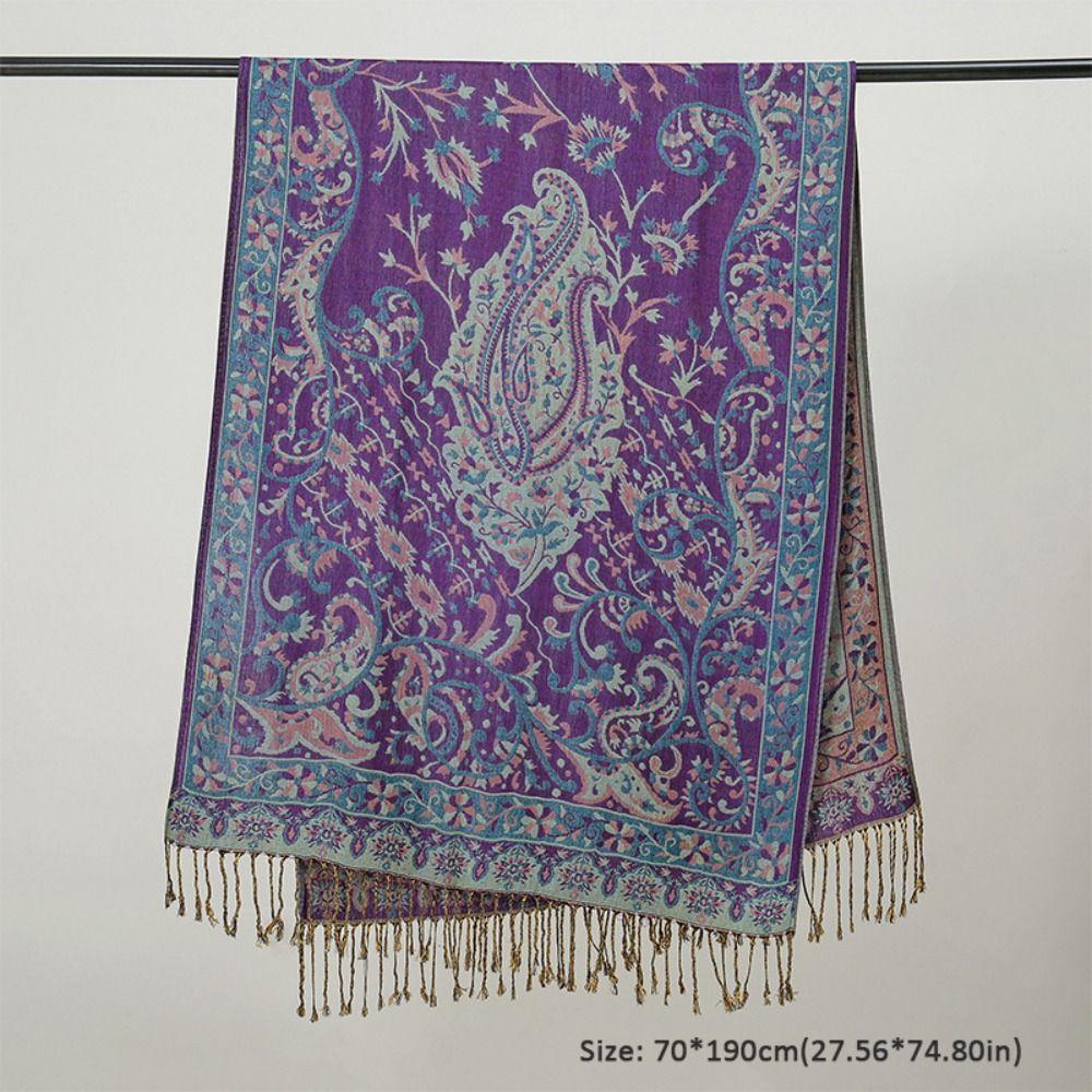 Poncho Stoles Cashmere Scarf Thick Pashmina Women Neckerchief Fashion Winter Warm Shawl Wrap