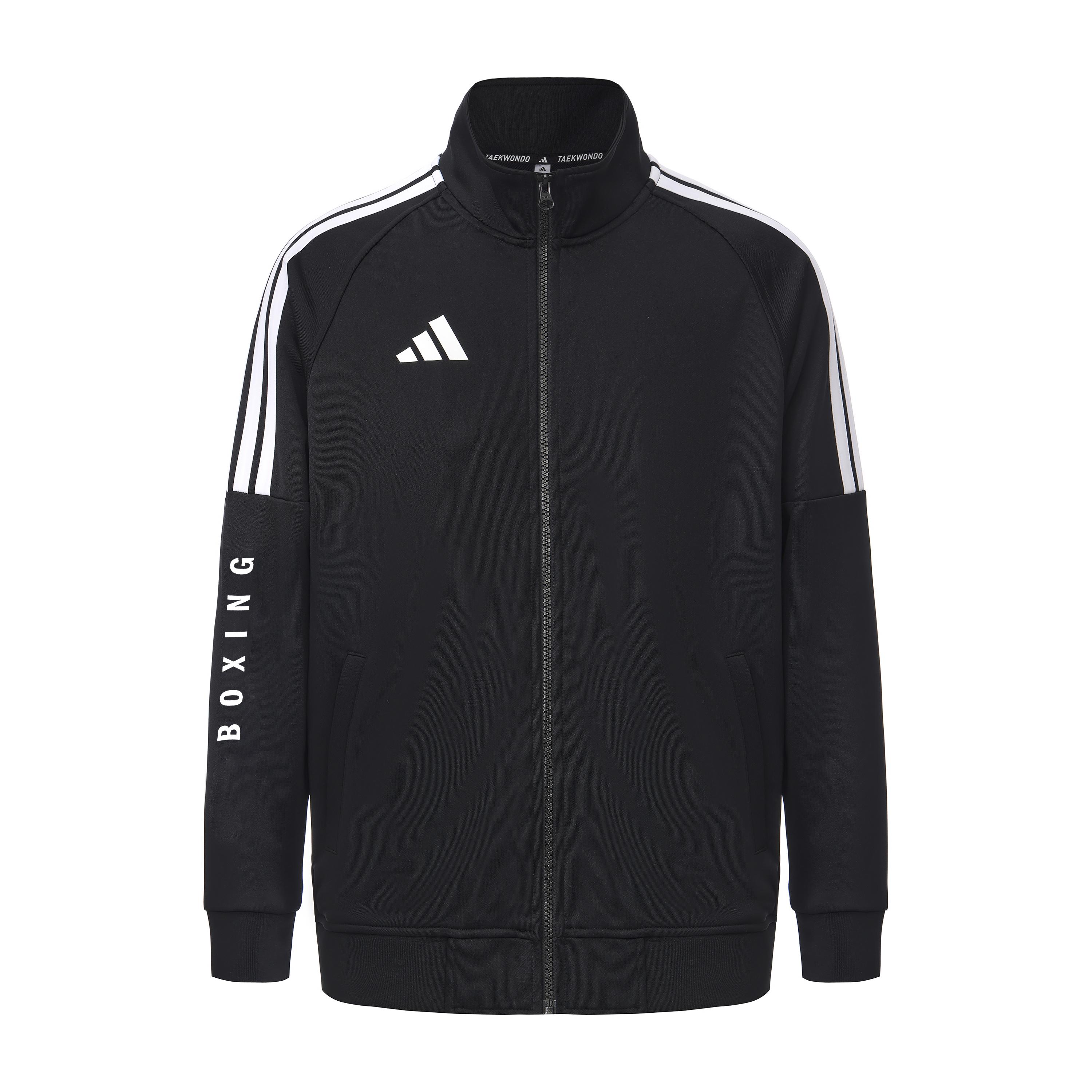 Adidas Боксерская куртка с тремя полосками, повседневная, универсальная, в стиле ретро, классическая полосатая куртка, куртка унисекс TR30JR1BX-BW 3XL