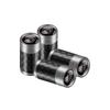4pcs Carbon Fiber Car Wheel Tire Valve Cap Tyre Stem Cover Auto Accessorie For Peugeot 108 2008 206 207 306 308 508 107 3008 208