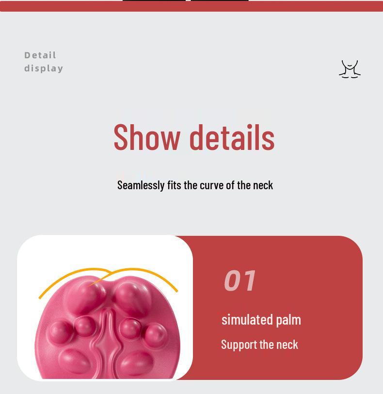 Ergonomic Massage Mat & Pillow for Cervical Traction and Lumbar Support