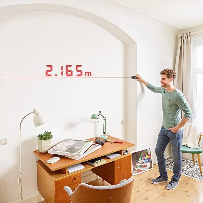 Bosch Télémètre laser Zamo - Précision 3 mm - Portée 25 m - Rechargeable USB