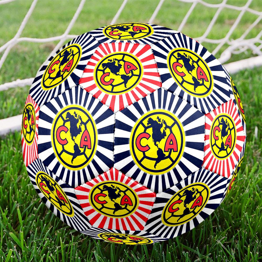América Football Clubfootball clubIndoor Size 5 Soccer Ball Colorful Machine Stitched PVC Competition Ready Durable High-Bounce