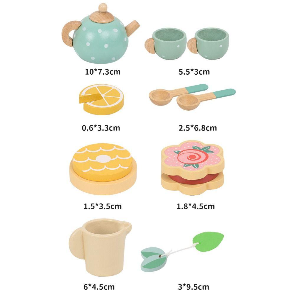 Simulation Design Simulated Teapot and Tea Set Mini Size Mini Breakfast Store Children's Play